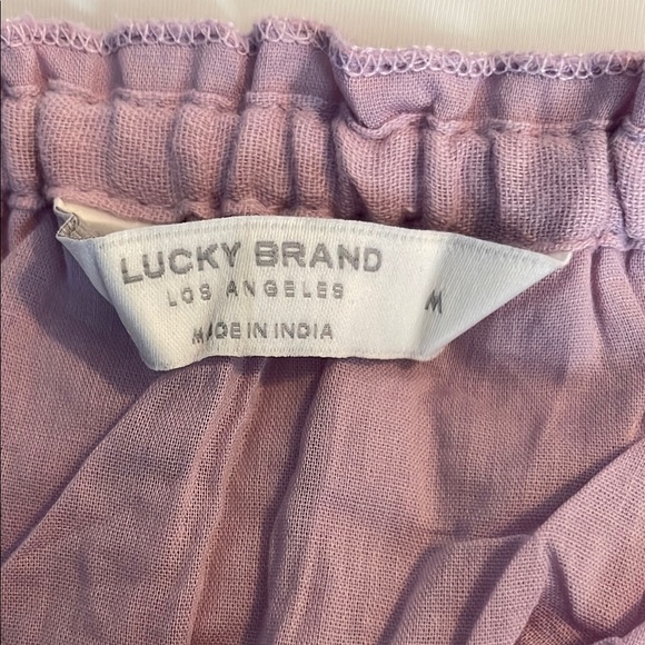 Lucky Brand Lavender Eyelet Blouse - Picture 4 of 4